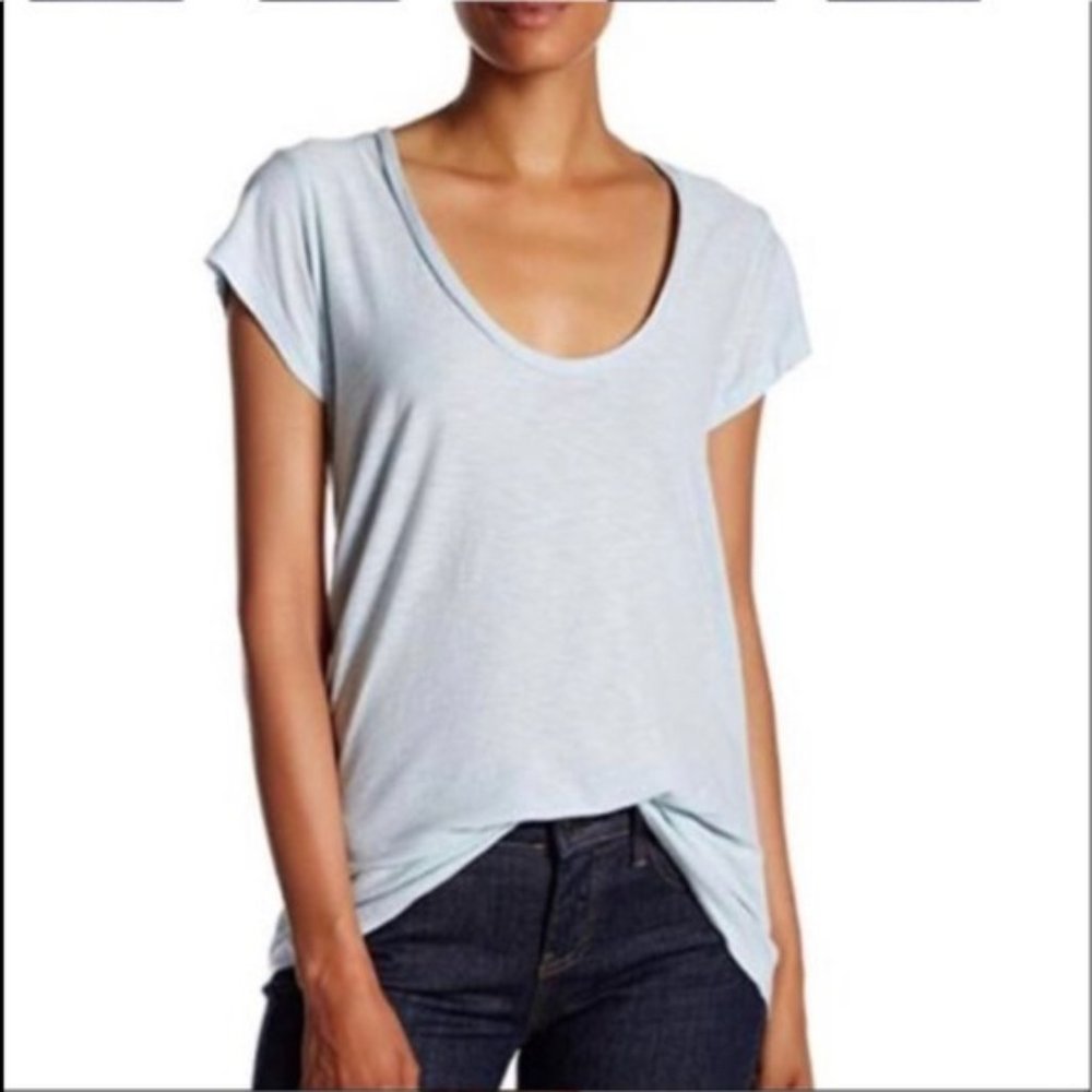James Perse Standard Scoop Neck T Shirt NWT